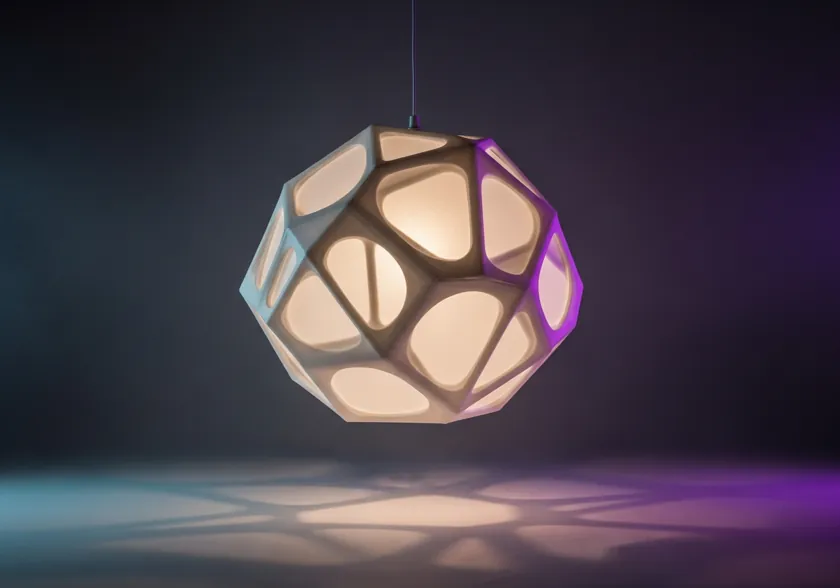 Geometric pendant lamp shade